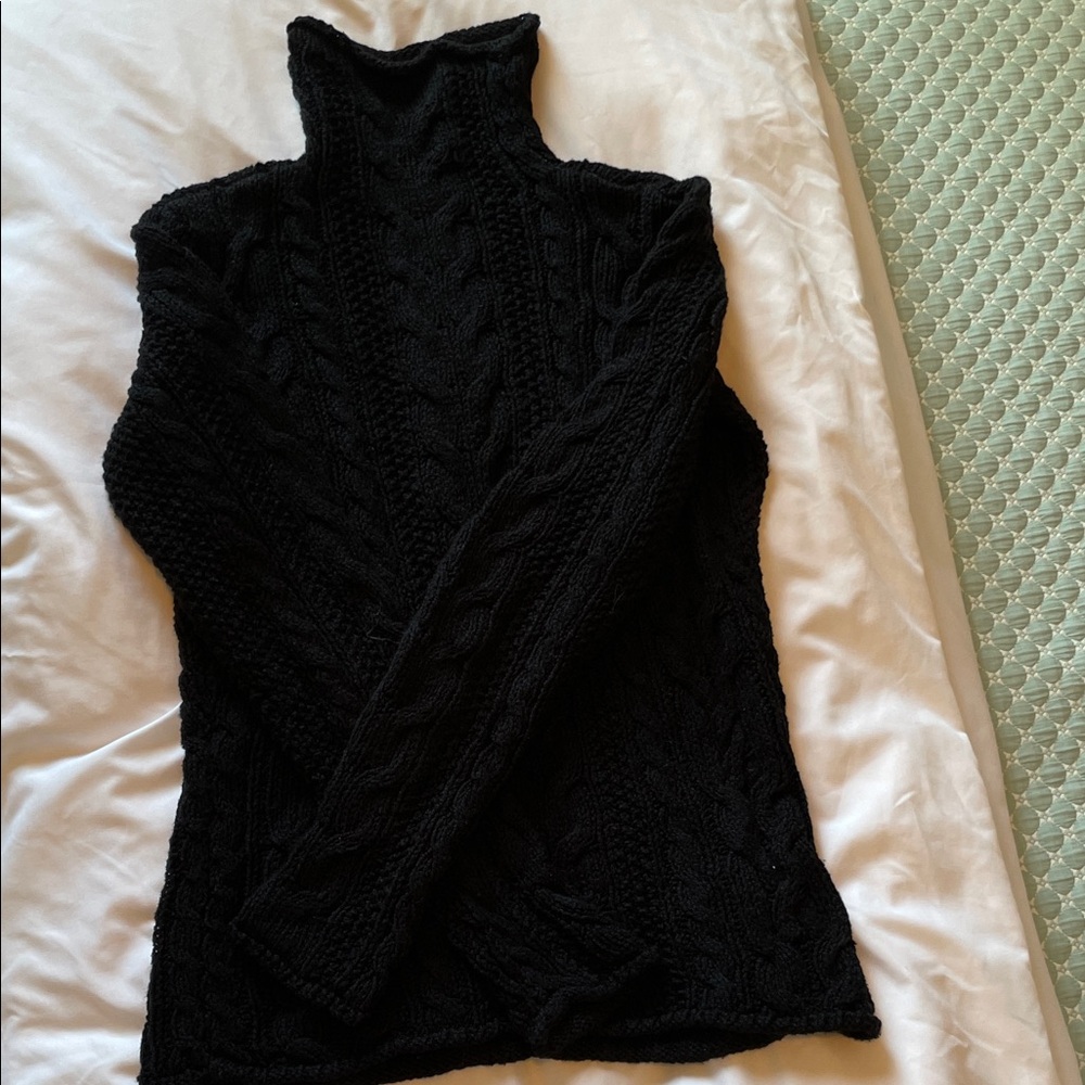Lauren Ralph Lauren Black Turtleneck Sweater - Picture 3 of 9